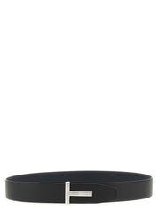 Tom Ford Multicolor Calfskin Reversible Belt