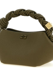 Ganni Olive Green Faux Leather Mini Handbag