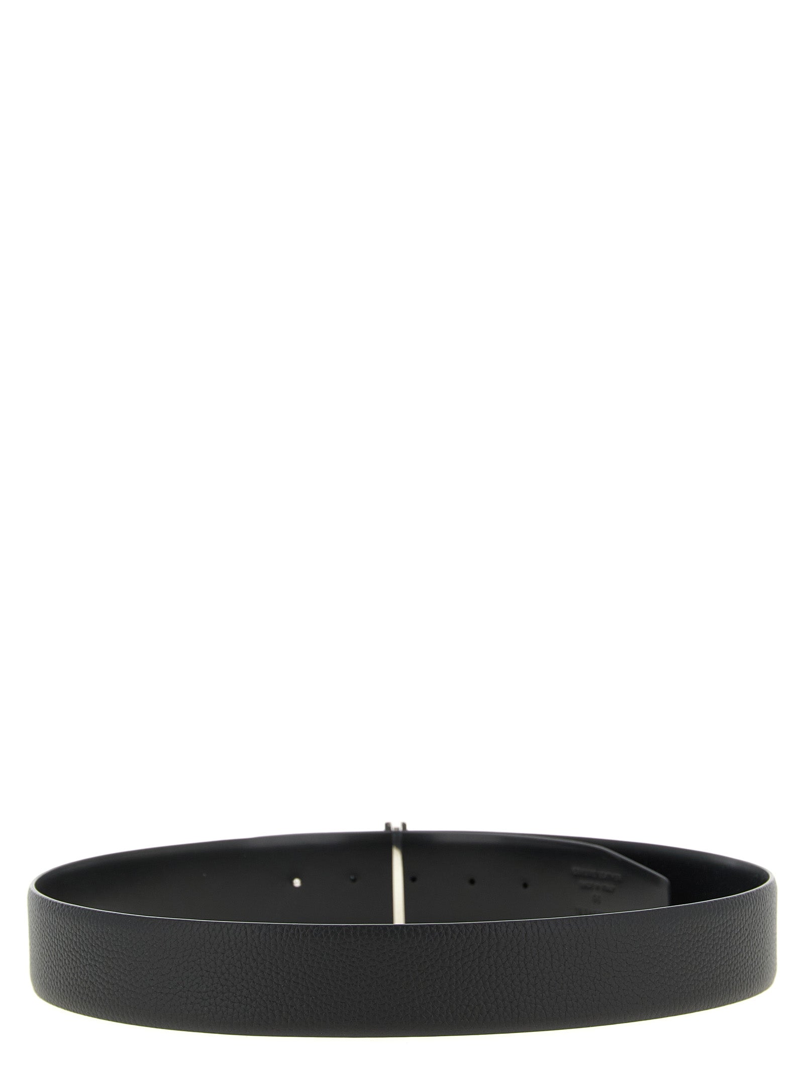 Tom Ford Black Calfskin Leather Regular Belt