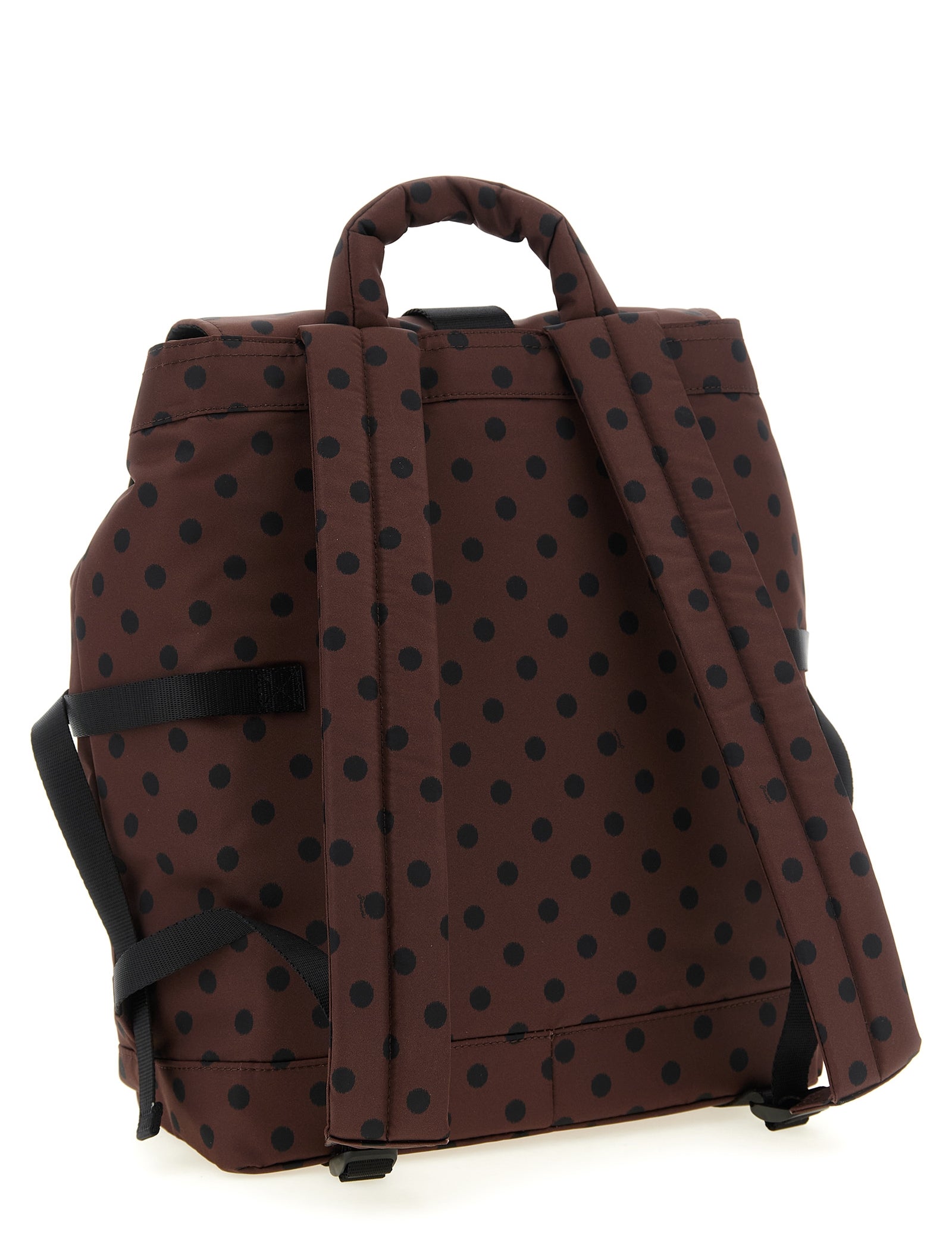 Ganni Brown Recycled Polyamide Backpack
