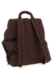 Ganni Brown Recycled Polyamide Backpack