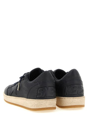Golden Goose Blue Cow Leather Low Top Sneakers