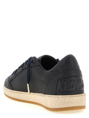 Golden Goose Blue Cow Leather Low Top Sneakers