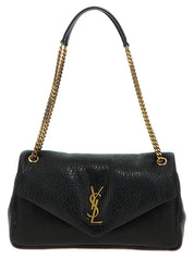 Saint Laurent Black Leather Shoulder Bag
