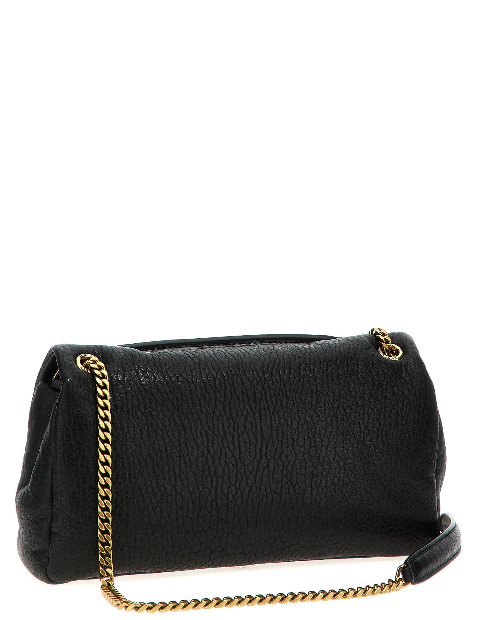 Saint Laurent Black Leather Shoulder Bag