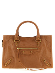 Balenciaga Brown Lamb Leather Handbag