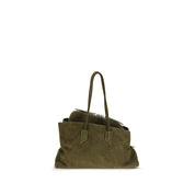 The Attico Bicolor Calf Leather Shoulder Bag