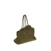 The Attico Bicolor Calf Leather Shoulder Bag