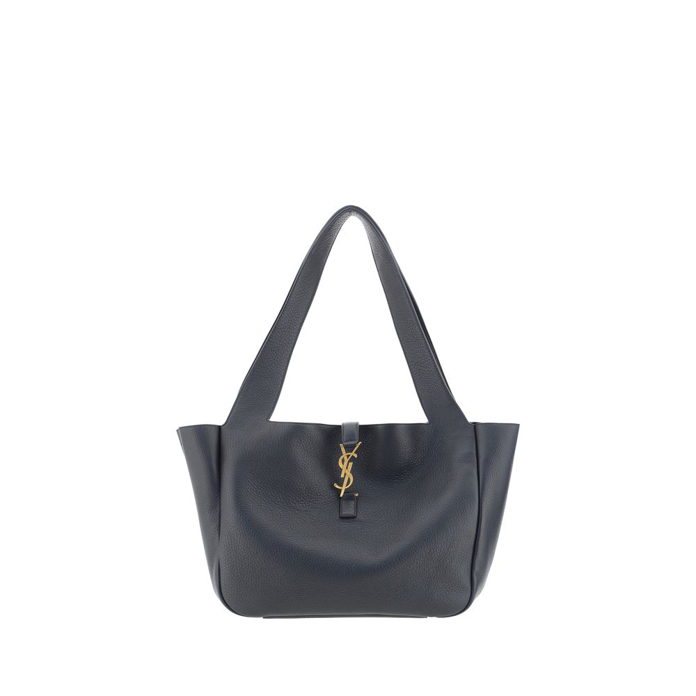 Saint Laurent Black Calf Leather Shoulder Bag