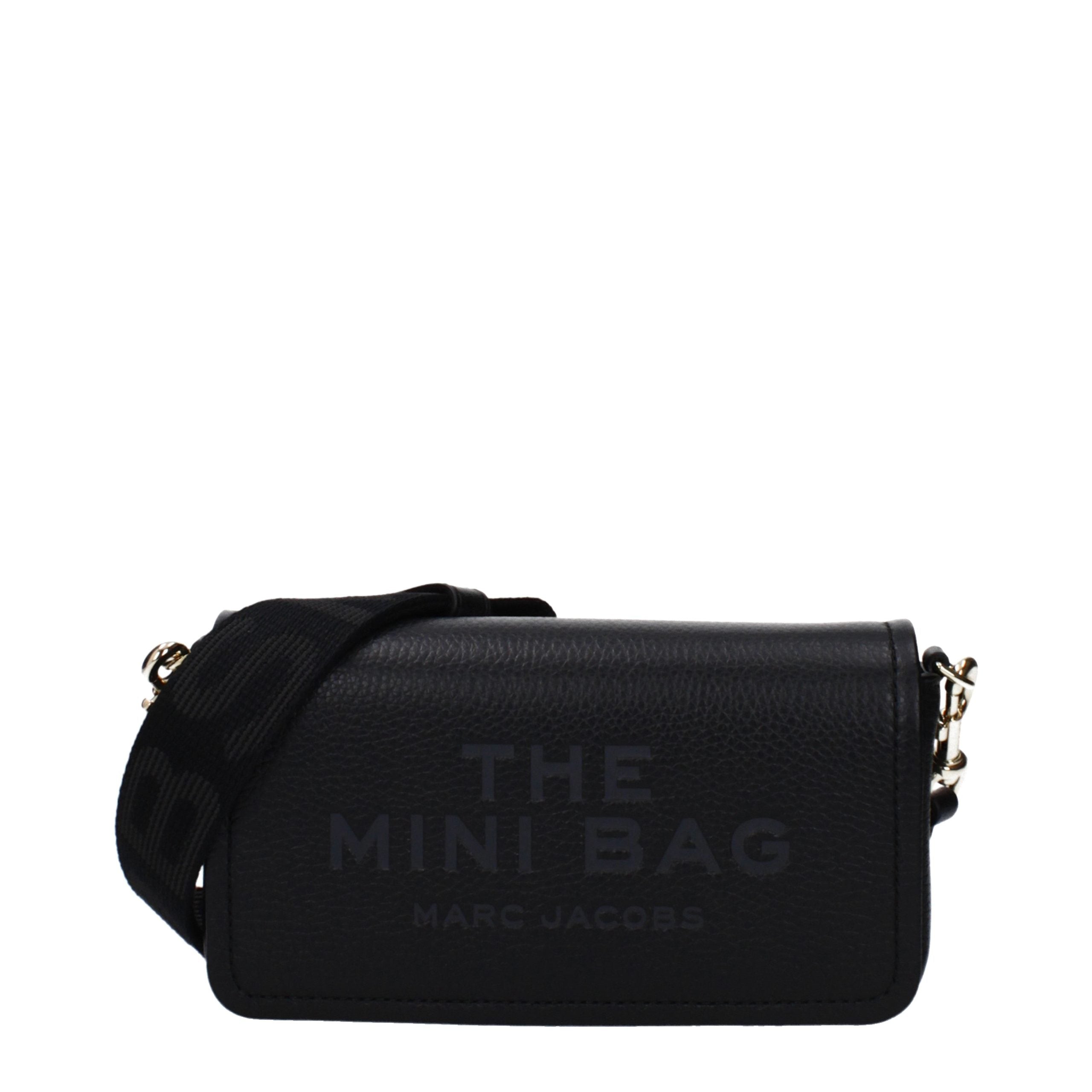 Marc Jacobs Black Leather Crossbody Bags