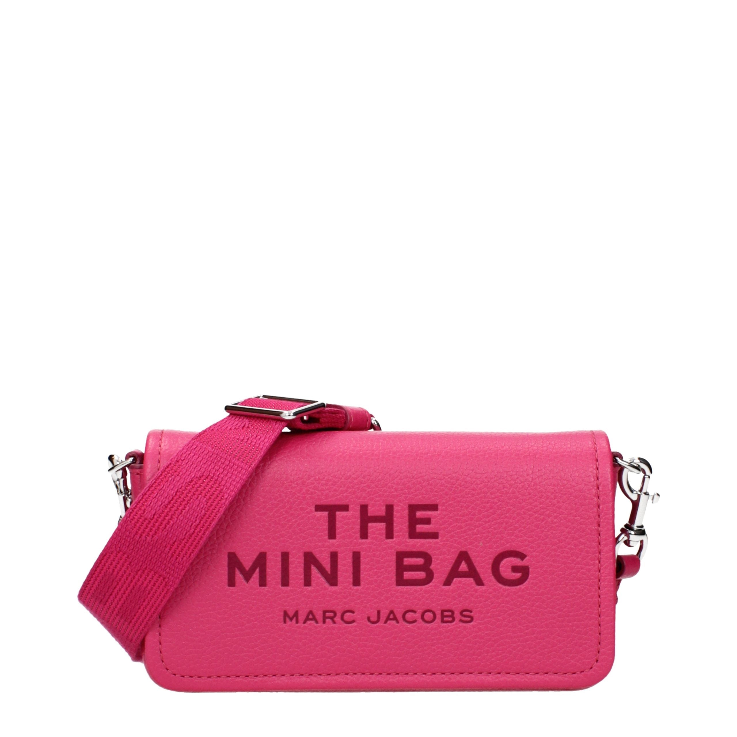 Marc Jacobs Fuchsia Leather Crossbody Bag