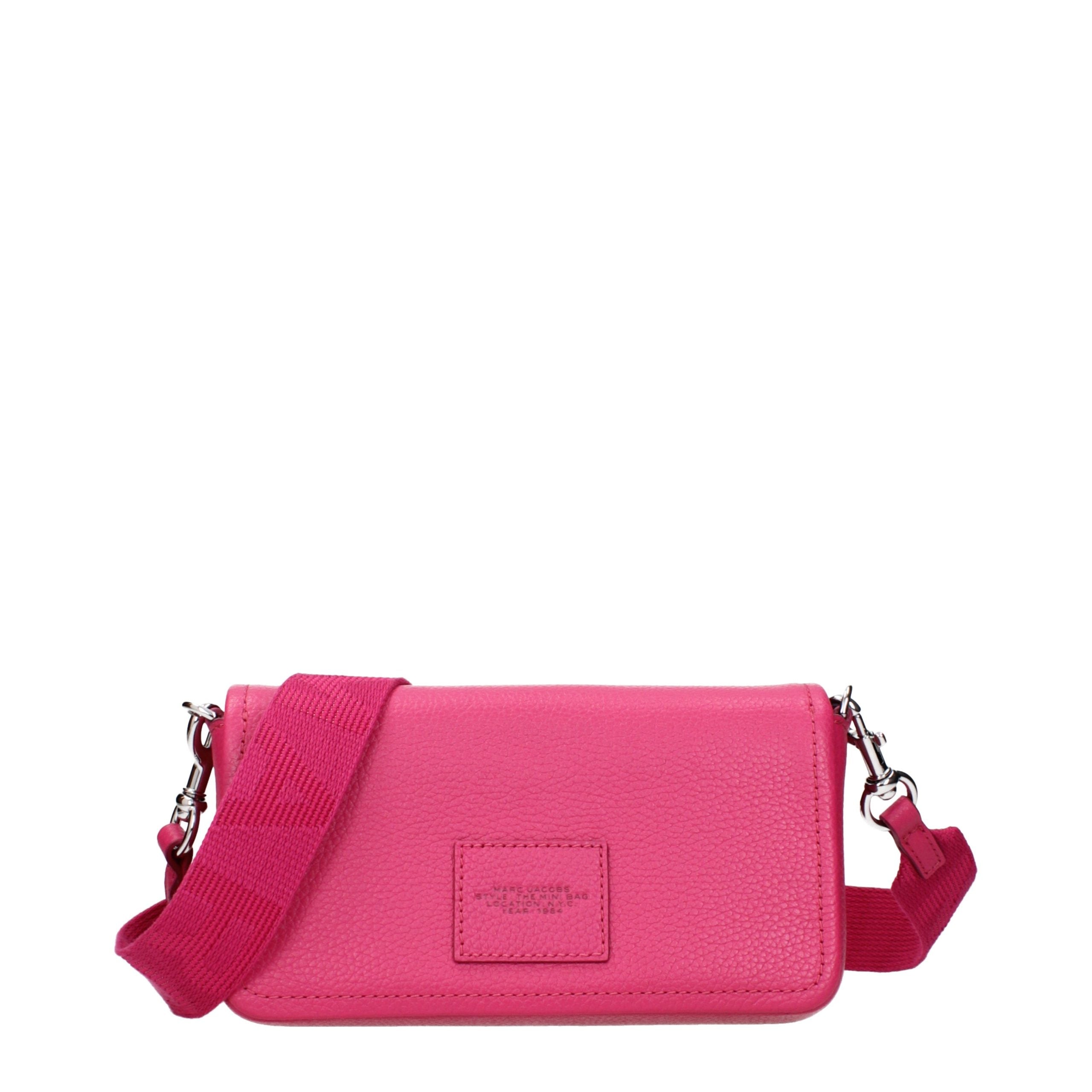 Marc Jacobs Fuchsia Leather Crossbody Bag