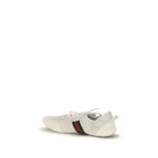 Gucci White Calf Leather Low Top Sneakers