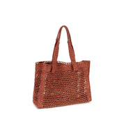 Chloé Brown Raffia Shoulder Bag