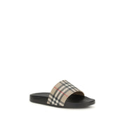 Burberry Black Rubber Slides
