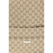 Gucci Beige GG Canvas Tag Backpack