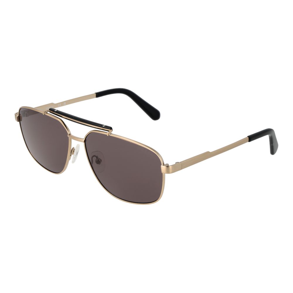 Guess Gold Metal Aviator Sunglasses