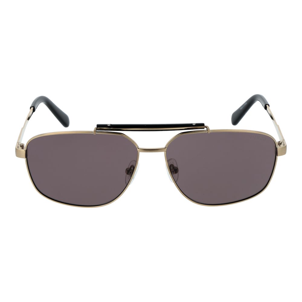 Guess Gold Metal Aviator Sunglasses
