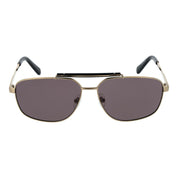 Guess Gold Metal Aviator Sunglasses