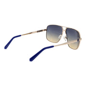 Guess Silver Metal Aviator Sunglasses