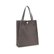 Zanellato Gray Calf Leather Shoulder Bag