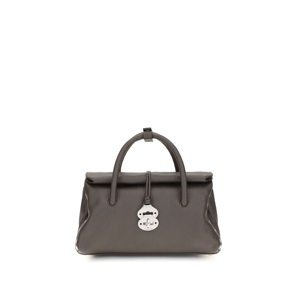 Zanellato Brown Calf Leather Shoulder Bag