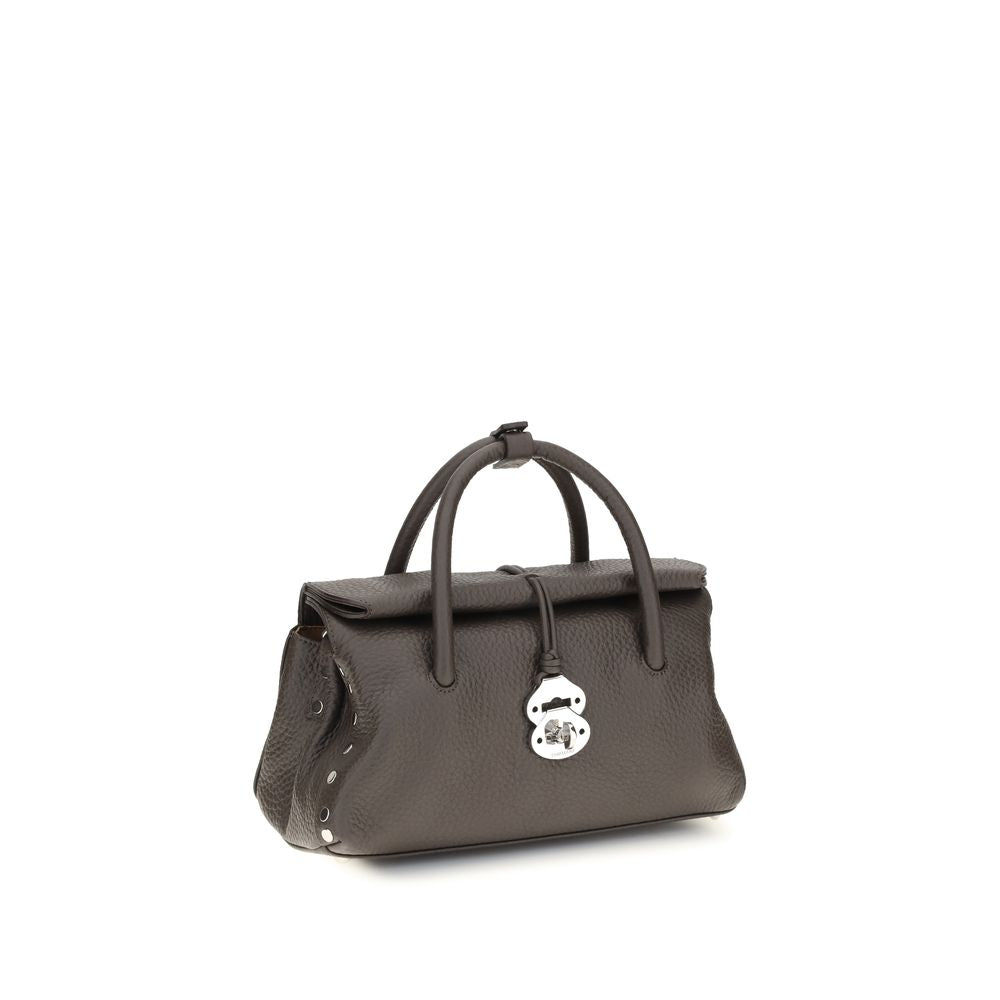Zanellato Brown Calf Leather Shoulder Bag