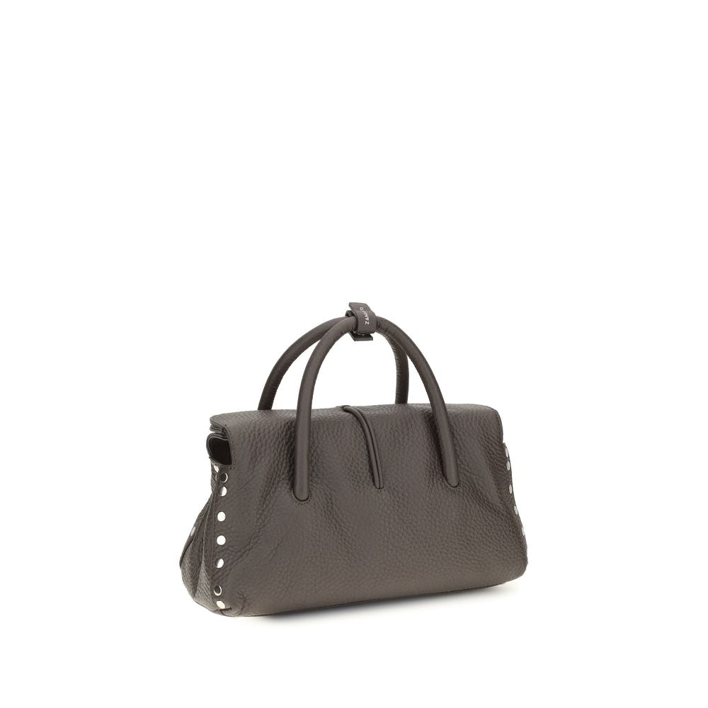 Zanellato Brown Calf Leather Shoulder Bag