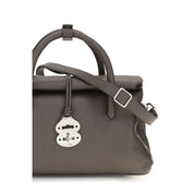 Zanellato Brown Calf Leather Shoulder Bag