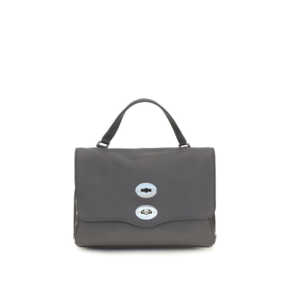 Zanellato Gray Calf Leather Handbag