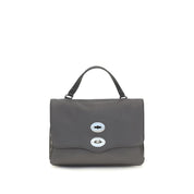 Zanellato Gray Calf Leather Handbag