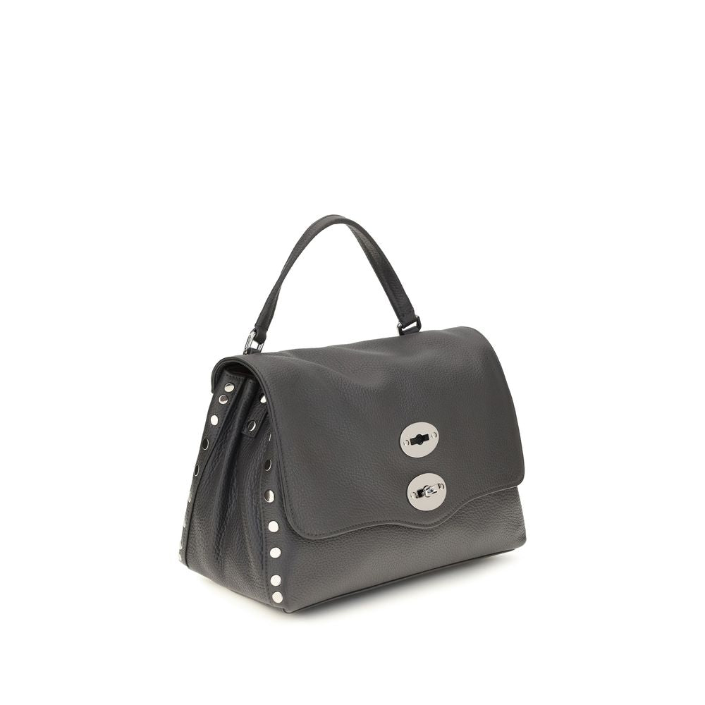 Zanellato Gray Calf Leather Handbag