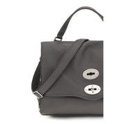 Zanellato Gray Calf Leather Handbag