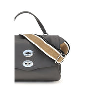 Zanellato Gray Calf Leather Handbag