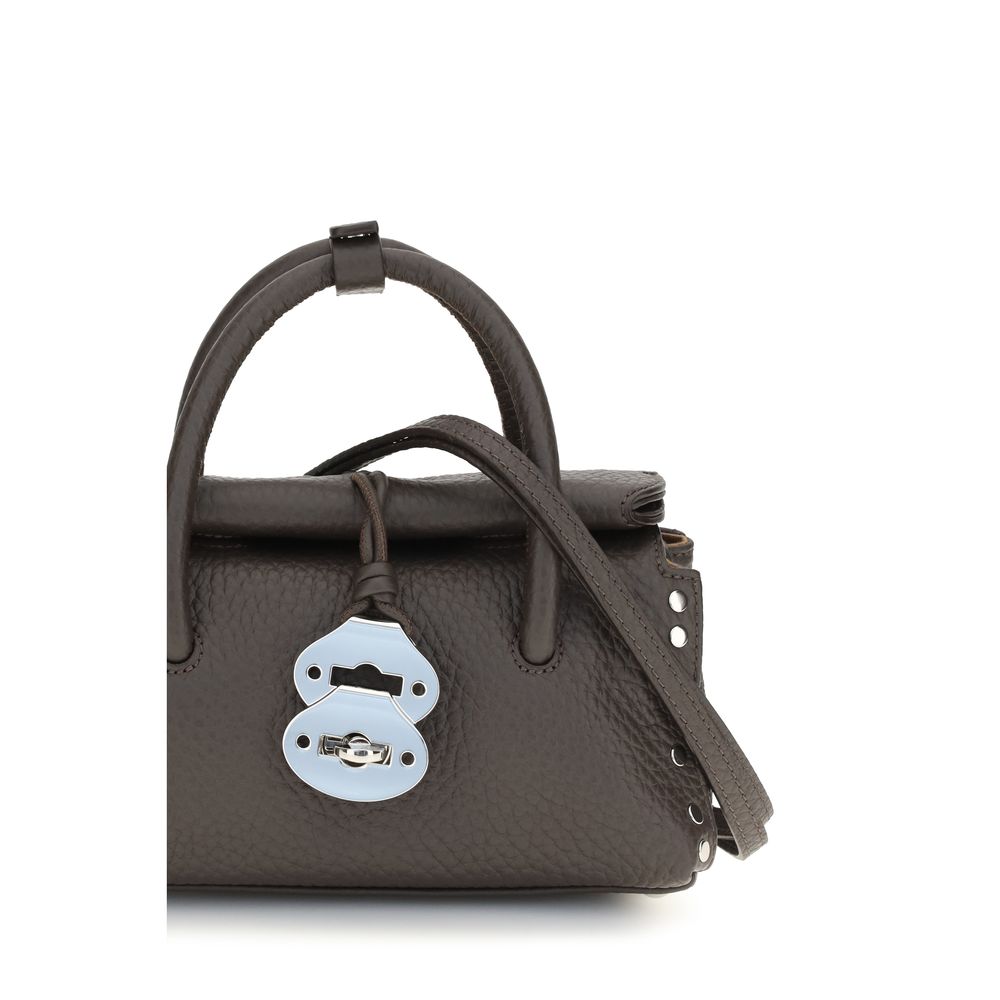 Zanellato Brown Calf Leather Handbag