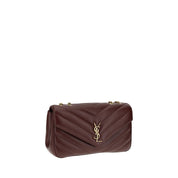 Saint Laurent Bordeaux Lambskin Shoulder Bag