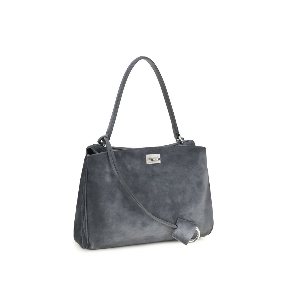 Balenciaga Gray Calf Leather Shoulder Bag