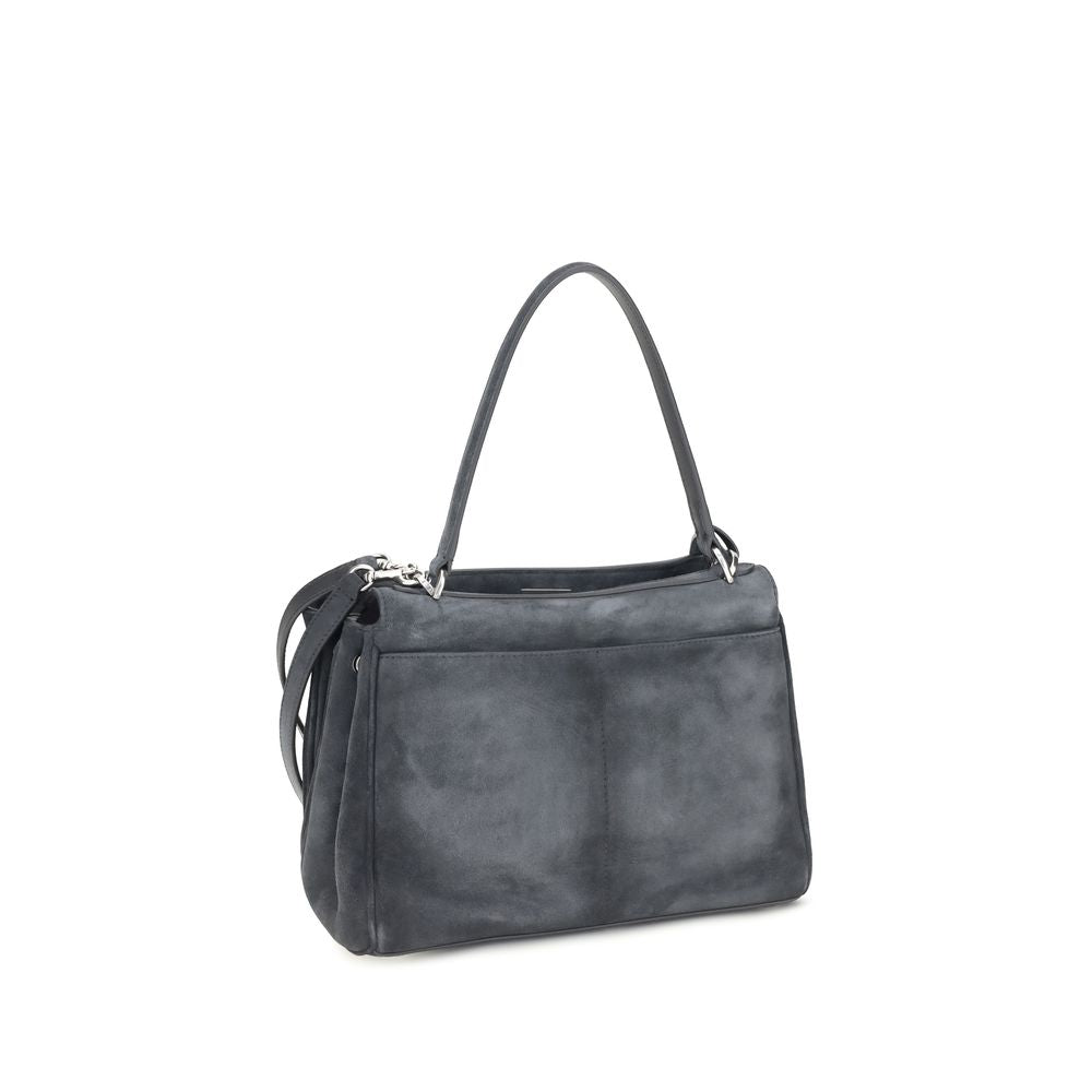 Balenciaga Gray Calf Leather Shoulder Bag