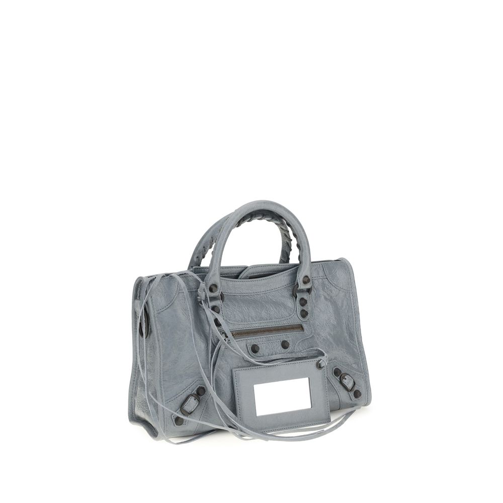 Balenciaga Blue Lambskin Shoulder Bag