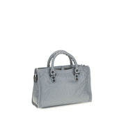 Balenciaga Blue Lambskin Shoulder Bag