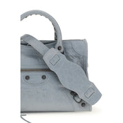 Balenciaga Blue Lambskin Shoulder Bag