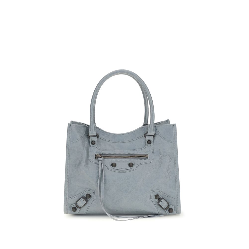Balenciaga Blue Arena Lambskin Shoulder Bag