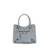 Balenciaga Blue Arena Lambskin Shoulder Bag
