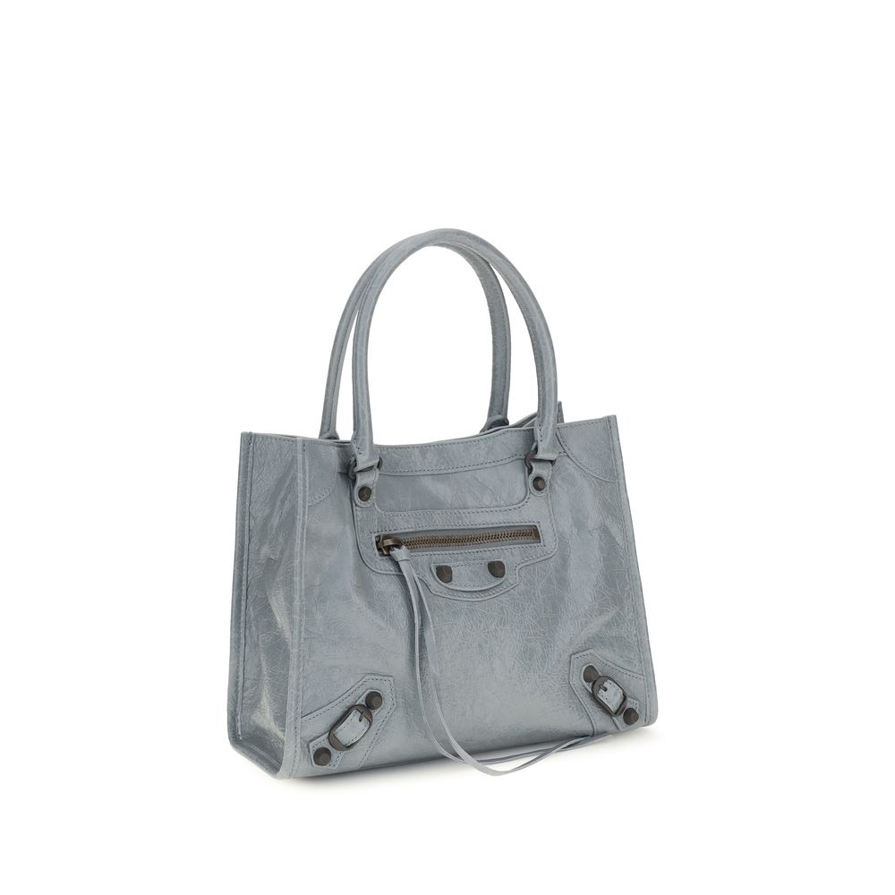 Balenciaga Blue Arena Lambskin Shoulder Bag