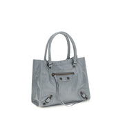 Balenciaga Blue Arena Lambskin Shoulder Bag