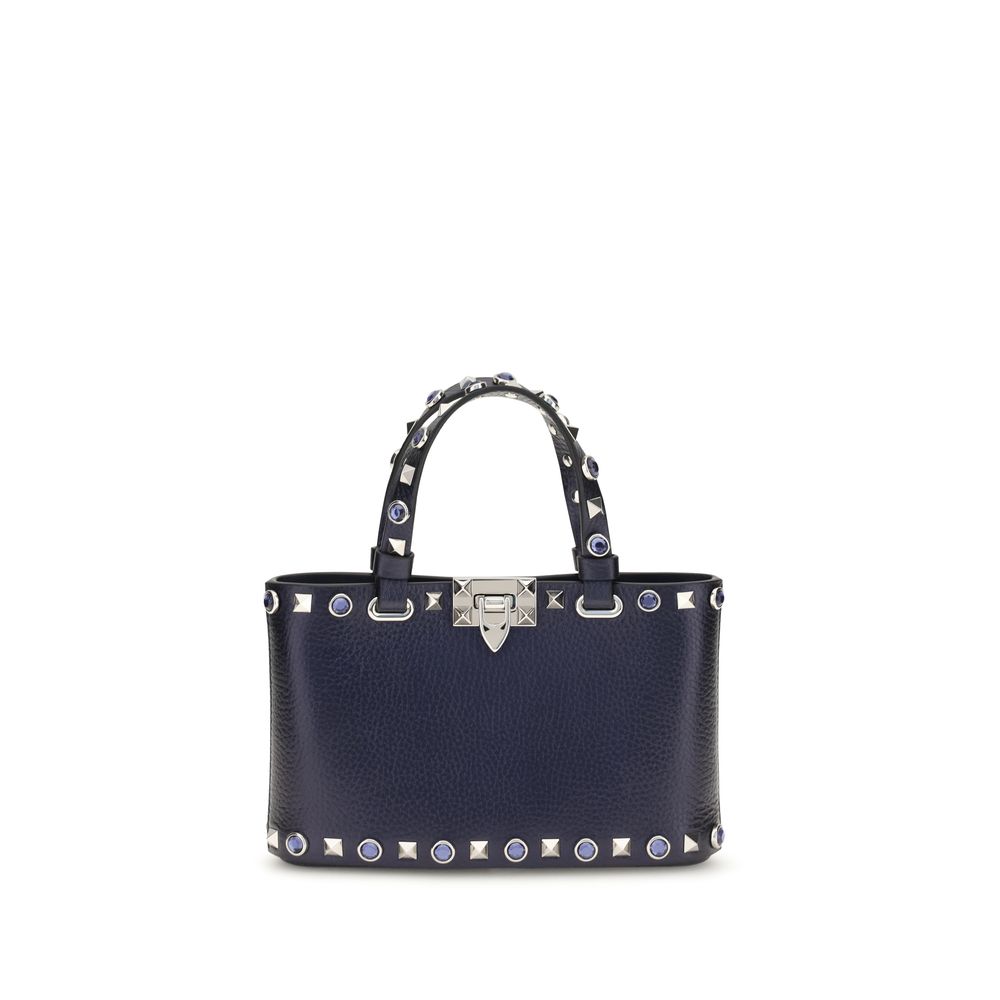 Valentino Garavani Black Calf Leather Mini Handbag