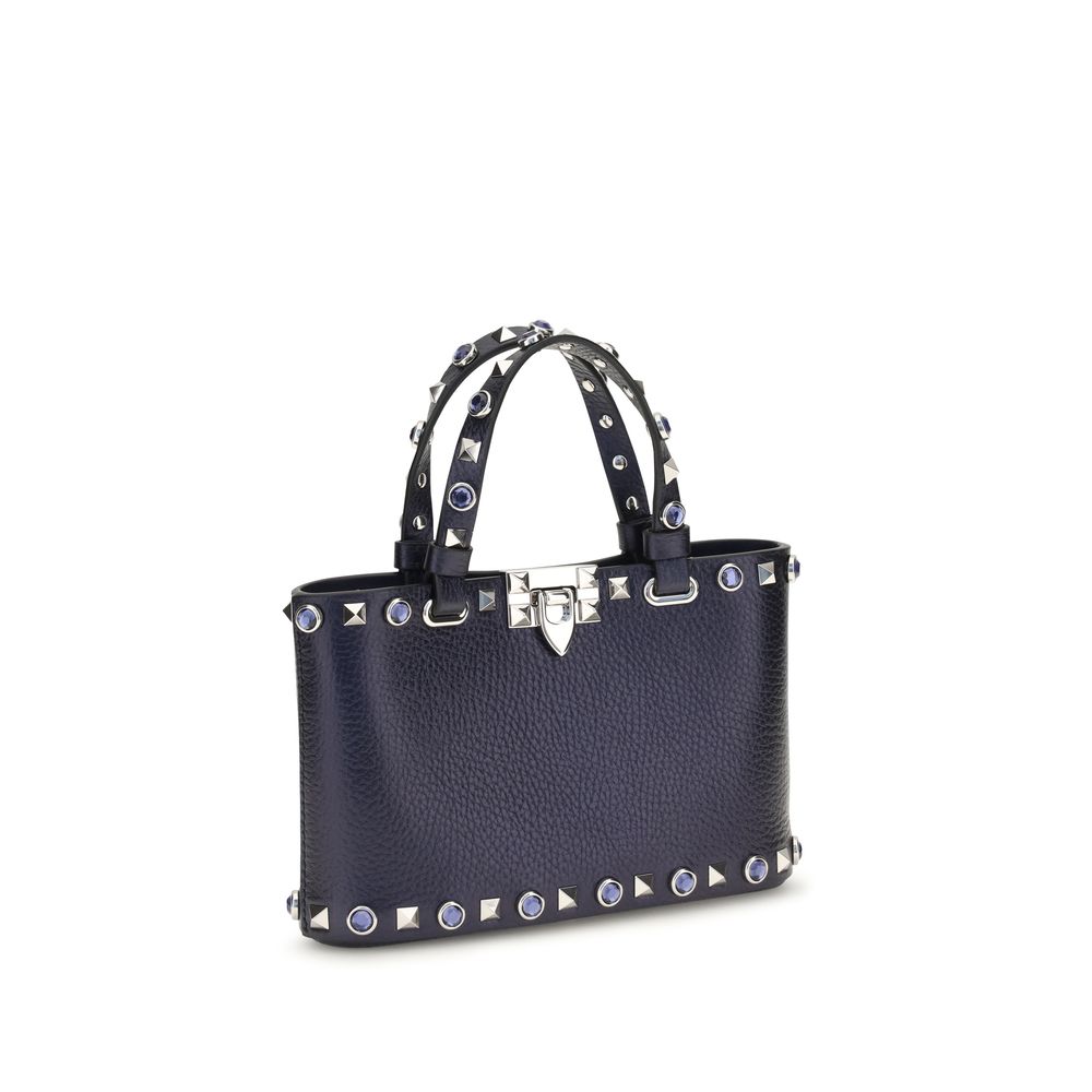 Valentino Garavani Black Calf Leather Mini Handbag