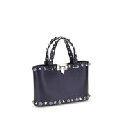 Valentino Garavani Black Calf Leather Mini Handbag