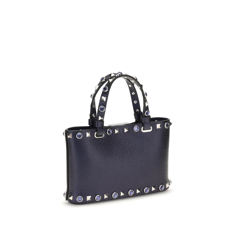 Valentino Garavani Black Calf Leather Mini Handbag