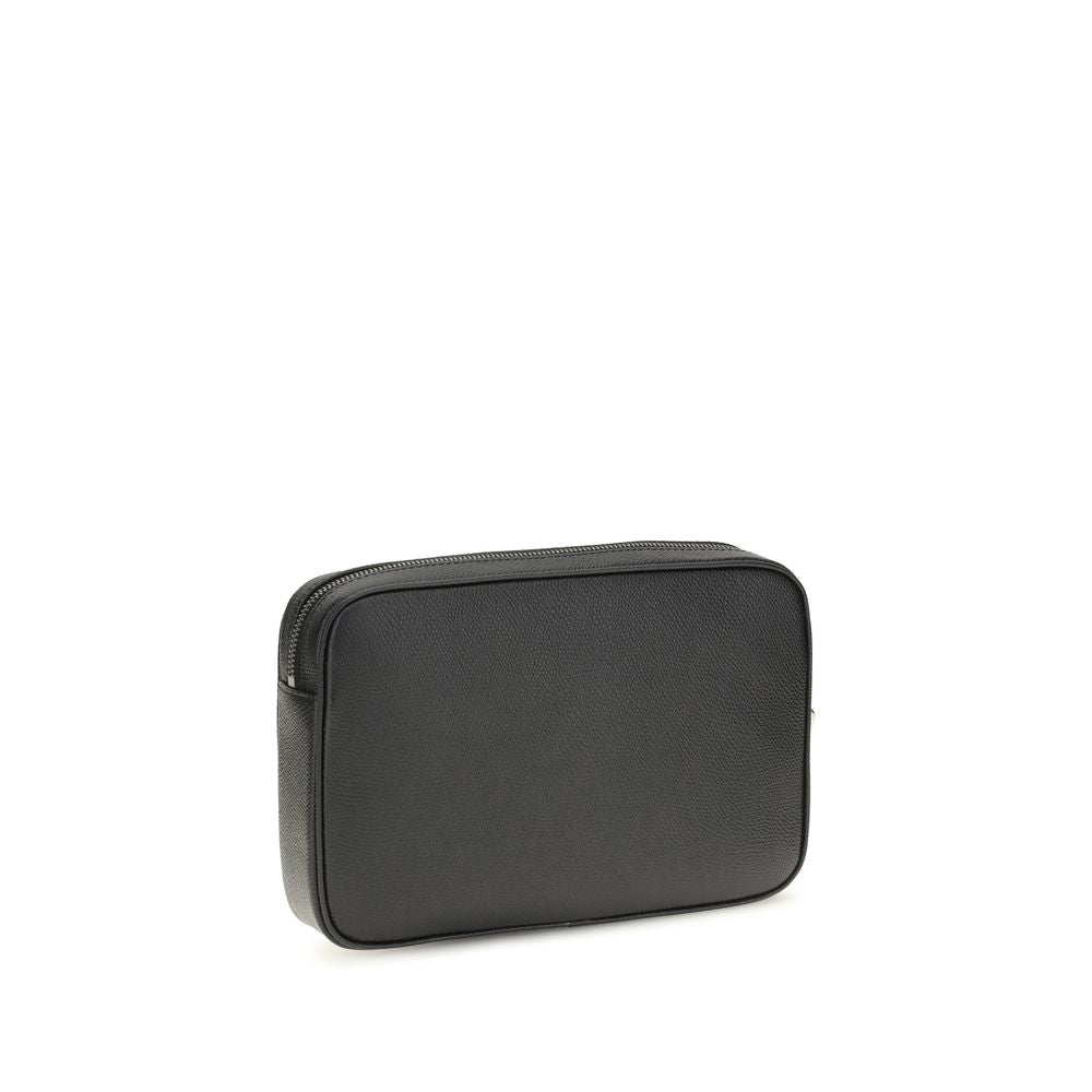 Valentino Garavani Black Calf Leather Wallet